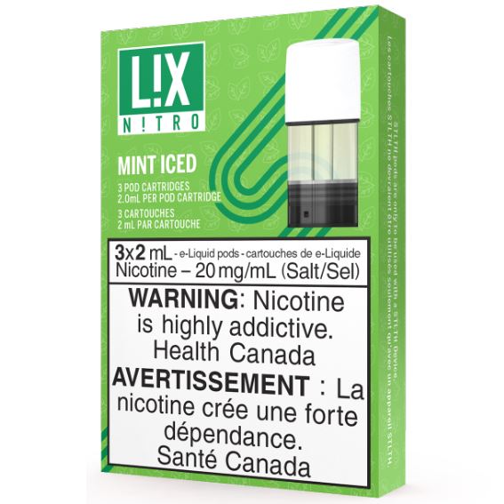 Mint Iced by L!X Nitro - STLTH CLOSED PODS STLTH