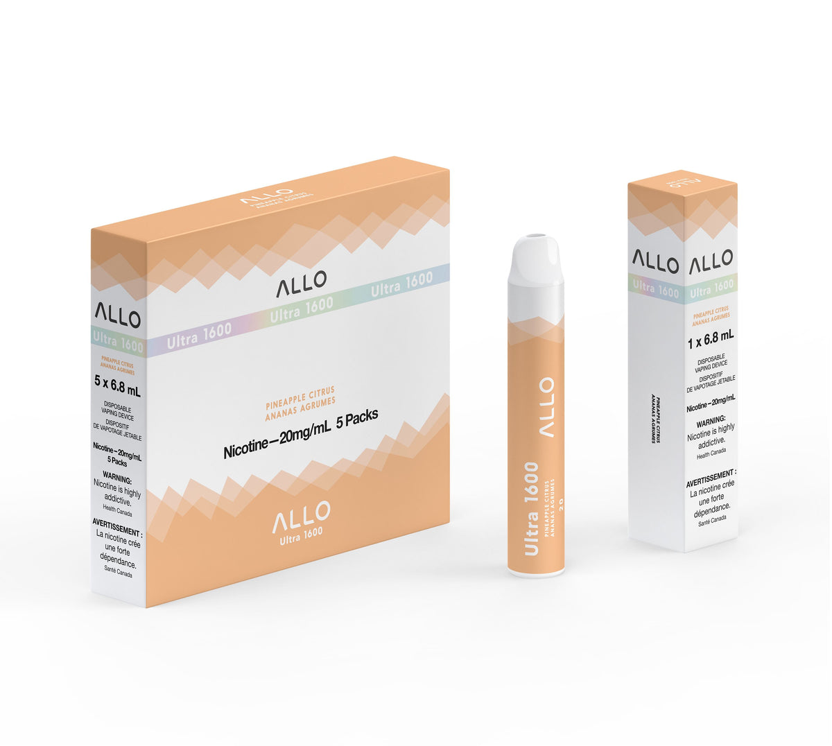Pineapple Citrus - 1600 Disposable Allo 1600