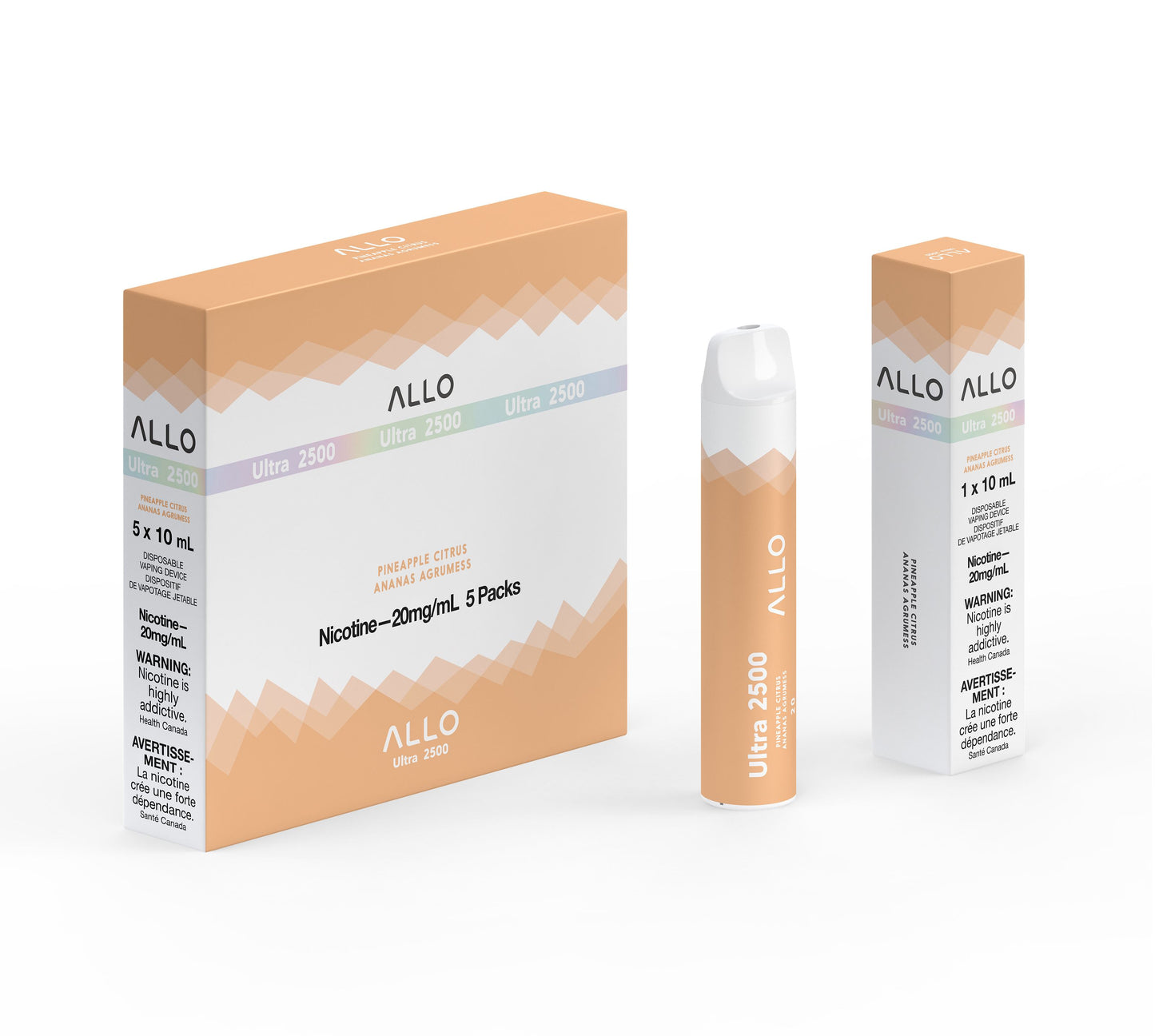 Pineapple Citrus - 2500 Disposable Allo 2500