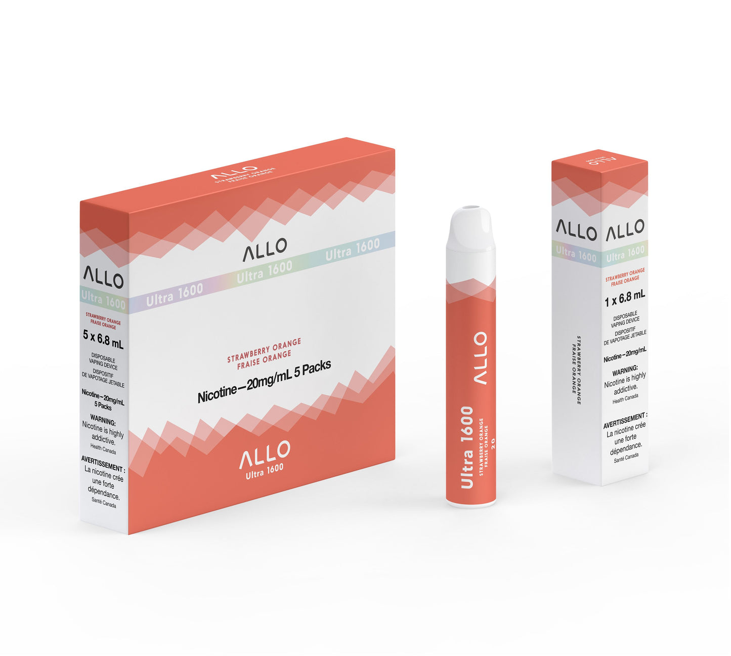 Strawberry Orange - 1600 Disposable Allo 1600