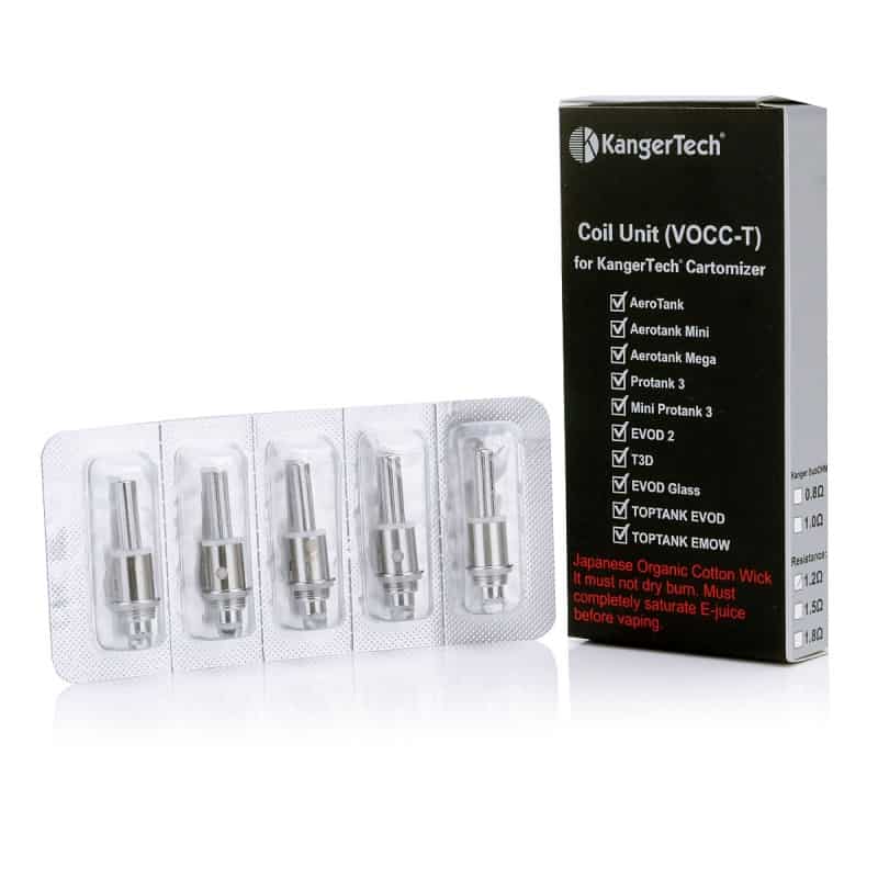 VOCC Replacement Coils (Single Coil) - E-Liquid, Vape, e-cigarette, vape pen, salt nic,