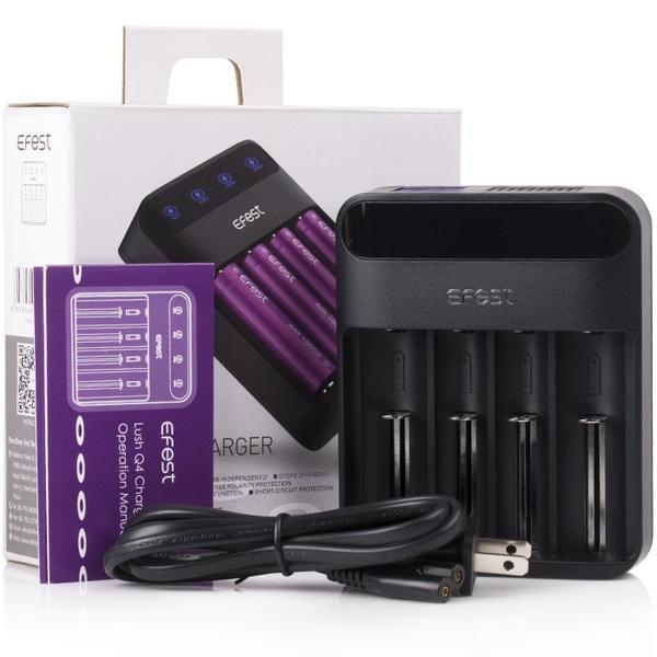 Lush Q4 Battery Charger - E-Liquid, Vape, e-cigarette, vape pen, salt nic,