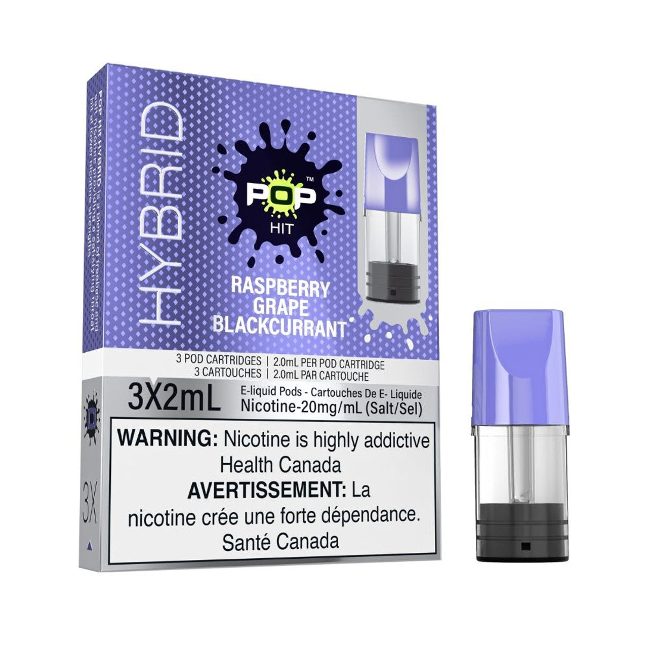 Raspberry Grape Blackcurrant - POP CLOSED PODS POP