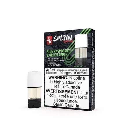 Blue Razz & Green Apple By Shijin Vapor PODS STLTH