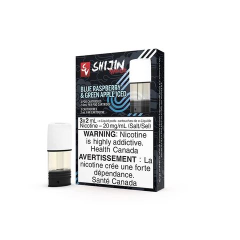 Blue Razz & Green Apple Iced By Shijin Vapor PODS STLTH