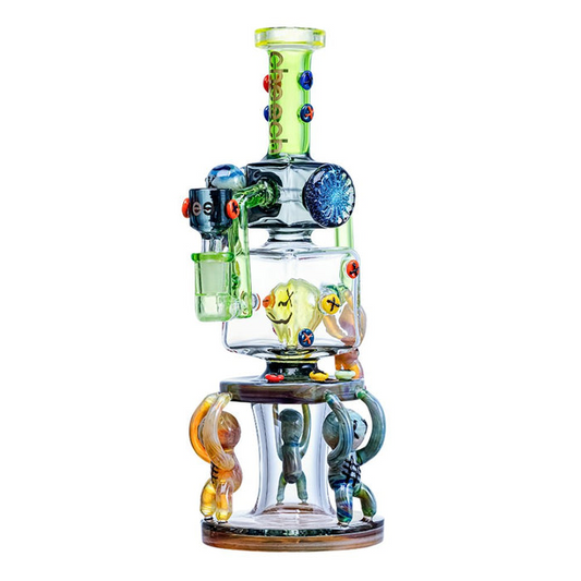Cheech Aliens Lifting The King Glass Rig