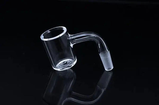 25mm Quartz 90° flat top Male Banger None Branded cannabis vaporizer OG Original 