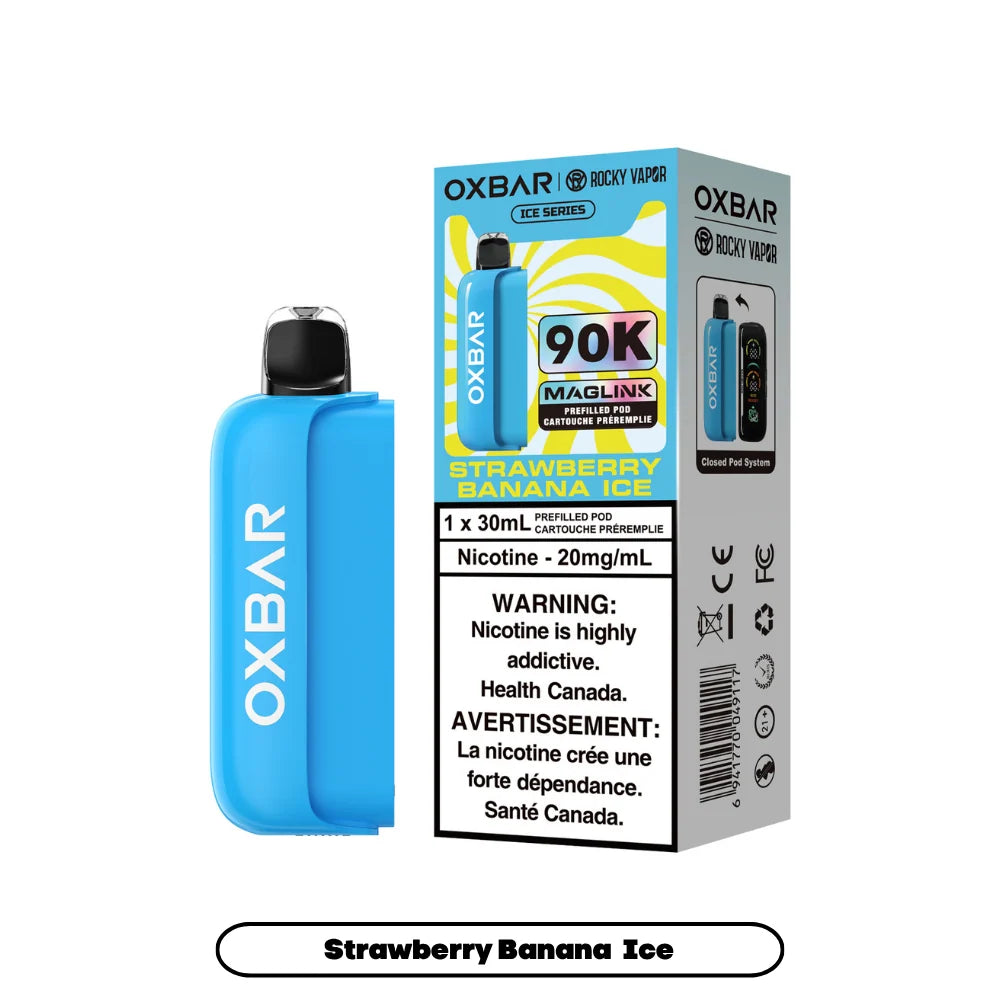 Strawberry Banana Ice - Maglink 90K Prefilled Pod