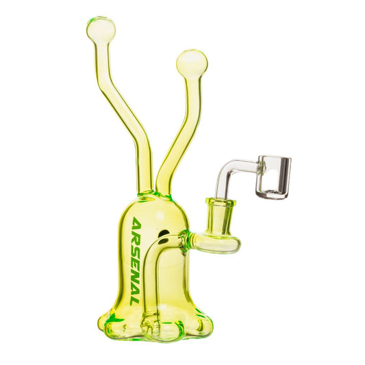 9" 5mm Arsenal Growing Fungi Dab Rig Cold Turkey Juice inc 