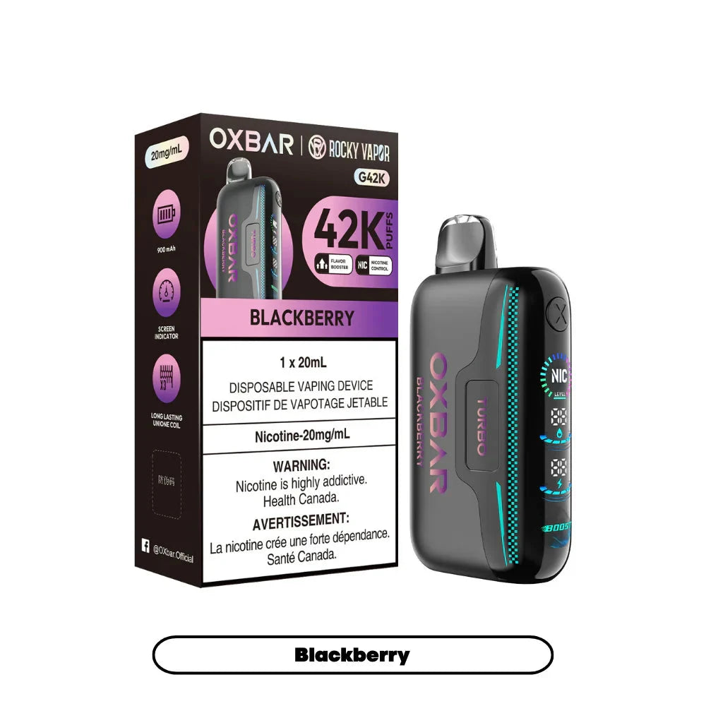 Blackberry Oxbar 42k Disposable Oxbar 42k 20mg - 2% 