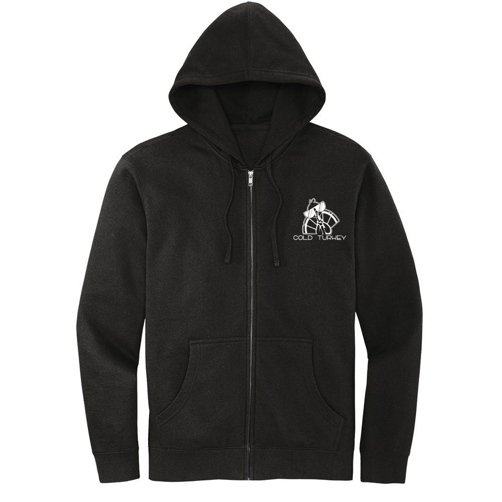 C.T.J. Fleece Full-Zip Hoodie Merch Cold Turkey Juice inc 