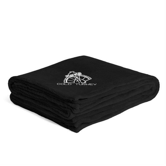 C.T.J. Micro coral plush blanket Merch Cold Turkey Juice inc 