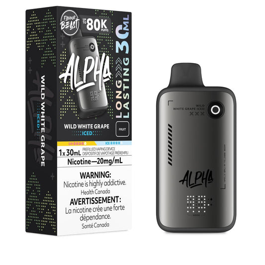 Alpha - Wild White Grape Disposable Flavour Beast Alpha 