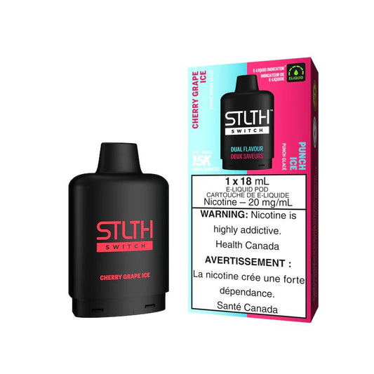 Cherry Grape Ice/Punch Ice - STLTH Switch 15k Disposable STLTH SWITCH 20mg - 2% 
