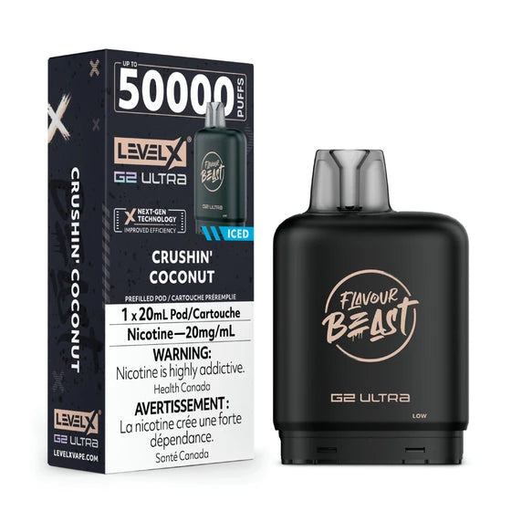 Crushin Coconut - Level X G2 Ultra Disposable Level X G2 Ultra FB 20mg - 2% 