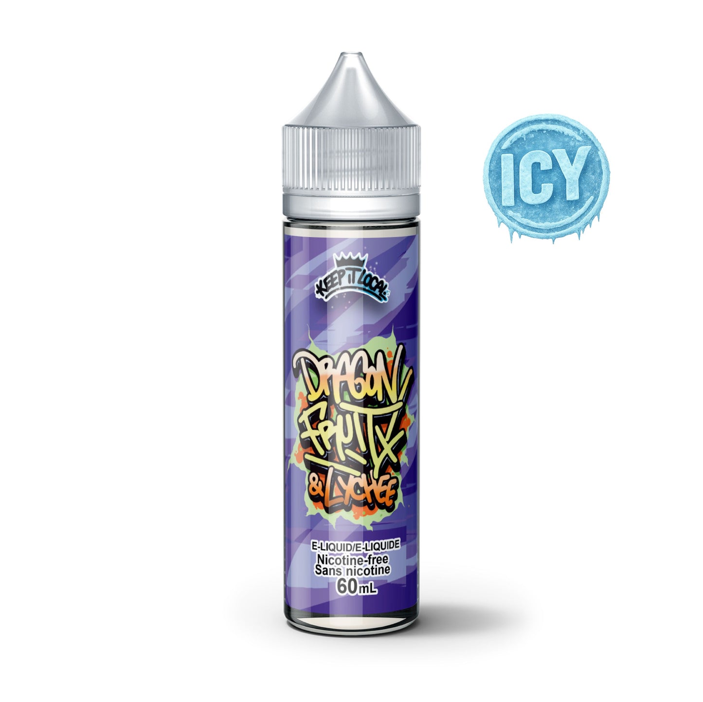 Icy Dragon fruit & Lychee - Keep It Local ICY e-liquid COLD TURKEY JUICE INC 