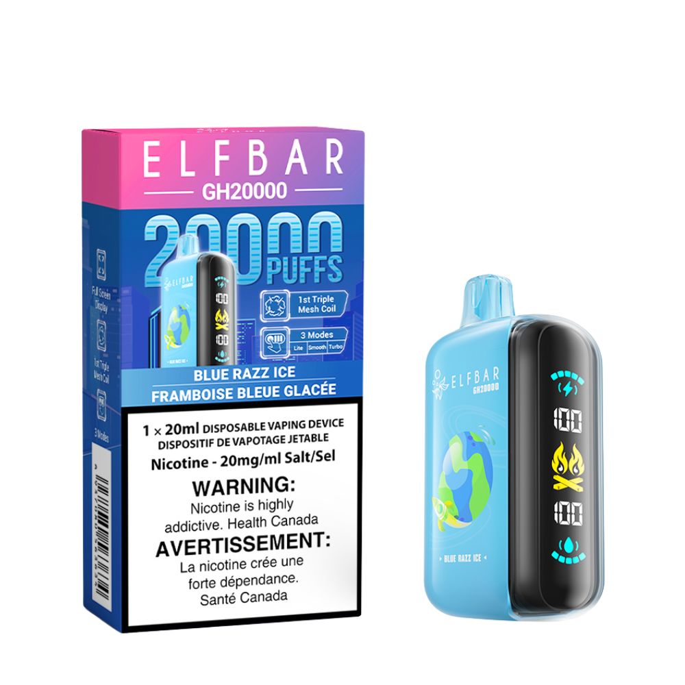 Blue Razz Ice - Elf Bar 20k Disposable Elf Bar 20k 20mg - 2% 