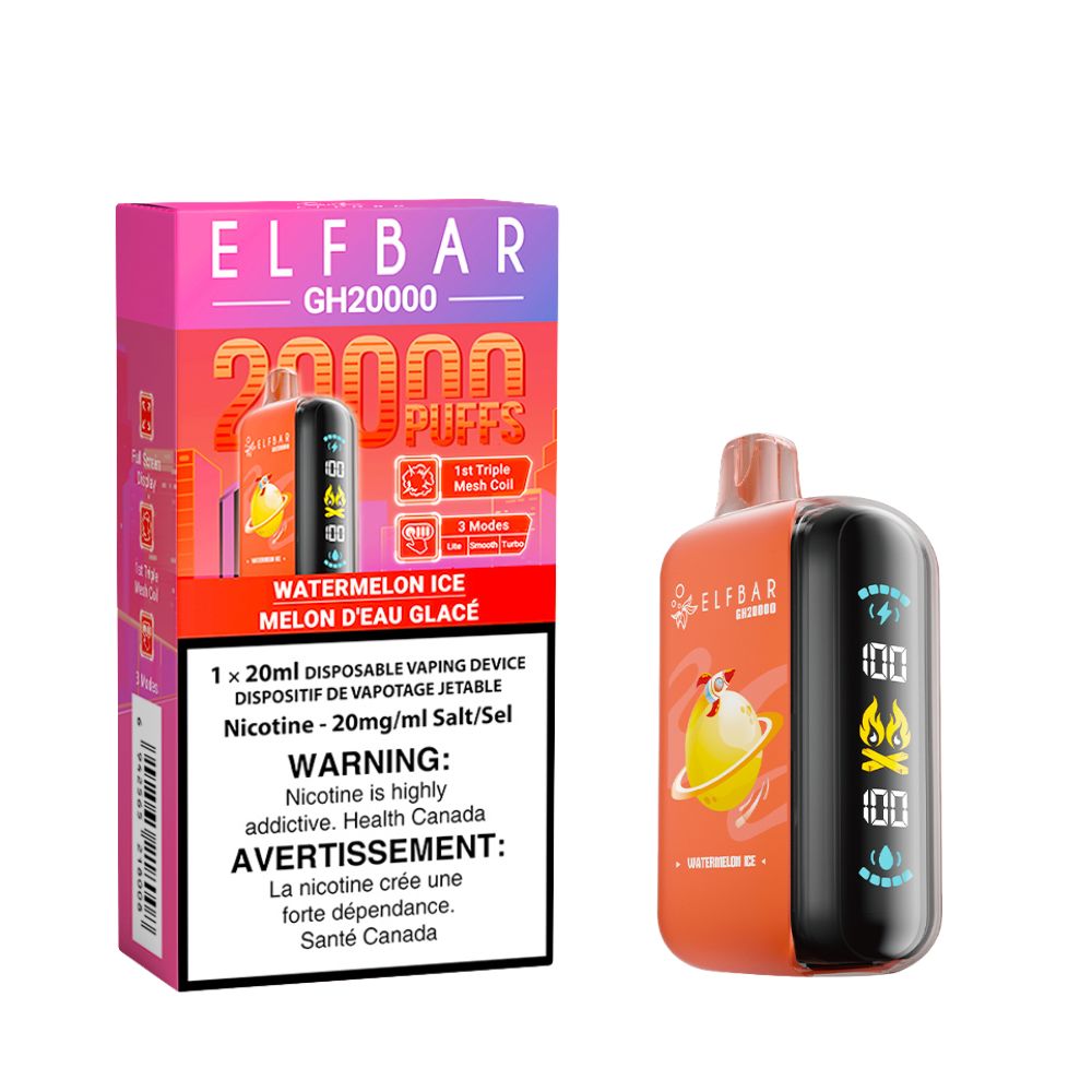 Watermelon Ice - Elf Bar 20k Disposable Elf Bar 20k 20mg - 2% 