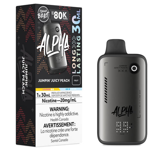 Alpha - Jumpin Juicy Peach Disposable Flavour Beast Alpha 