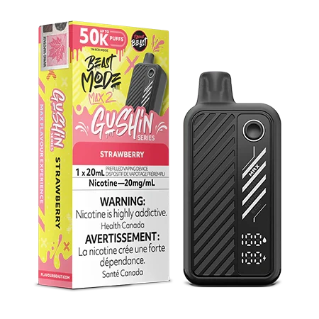 Beast Mode Max 2 Strawberry Disposable Beast Mode Max 2 