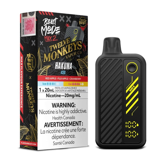Hakuna - Beast Mode Max 2 Disposable Beast Mode Max 2 20mg - 2% 