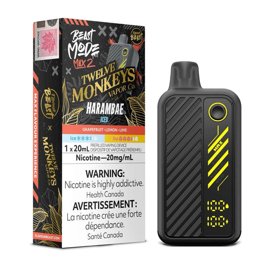 Harambae - Beast Mode Max 2 Disposable Beast Mode Max 2 20mg - 2% 
