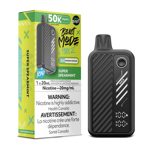 Super Spearmint - Beast Mode Max 2 Disposable Beast Mode Max 2 20mg - 2% 