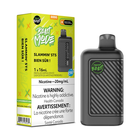 Slammin STS- Beast Mode Max 2 Disposable Beast Mode Max 2 20mg - 2% 