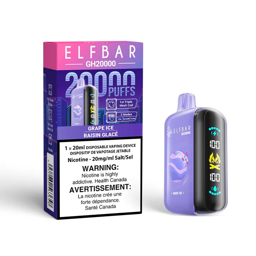 Grape Ice - Elf Bar 20k Disposable Elf Bar 20k 20mg - 2% 