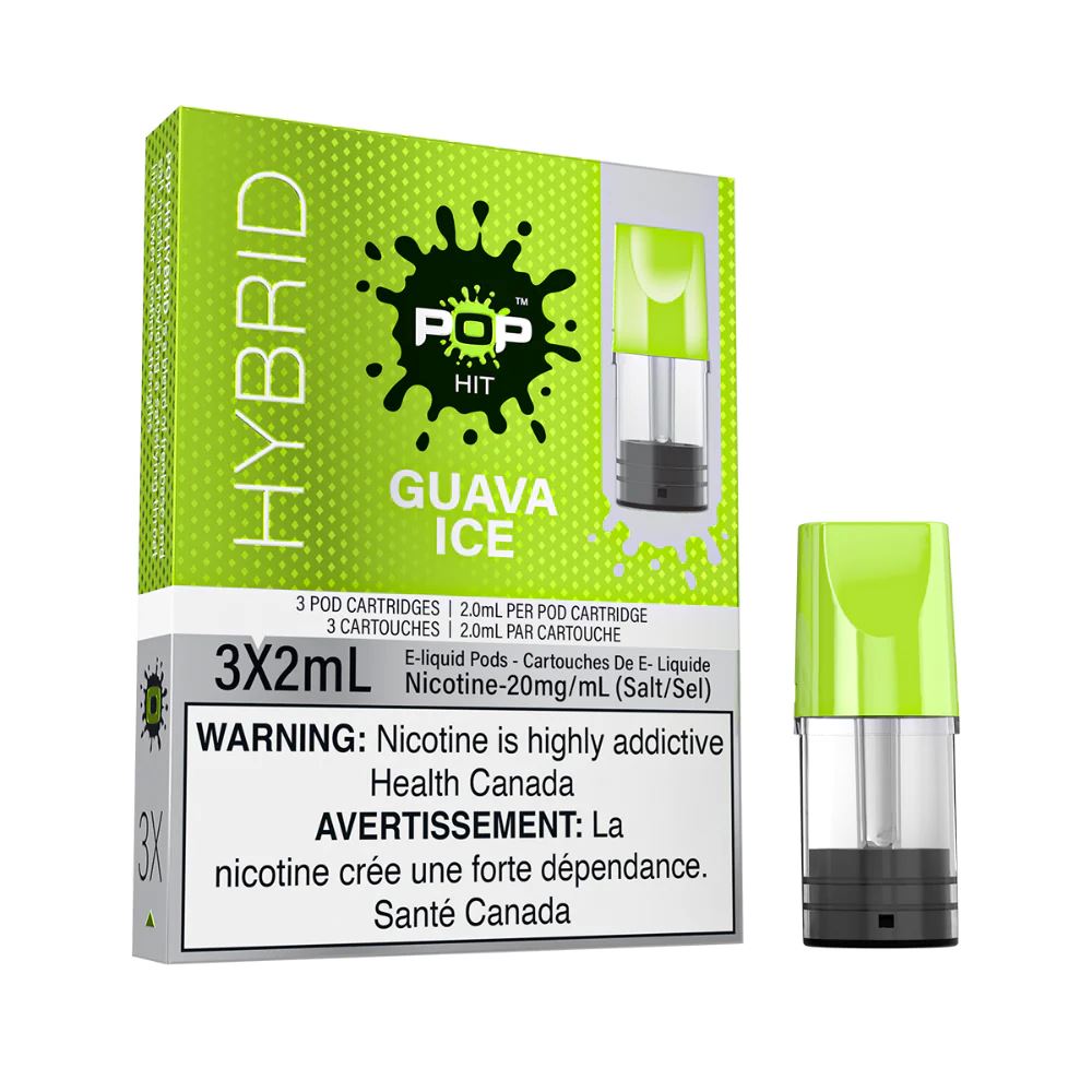 Guava Ice - POP CLOSED PODS POP 2% - Hybrid Blend 