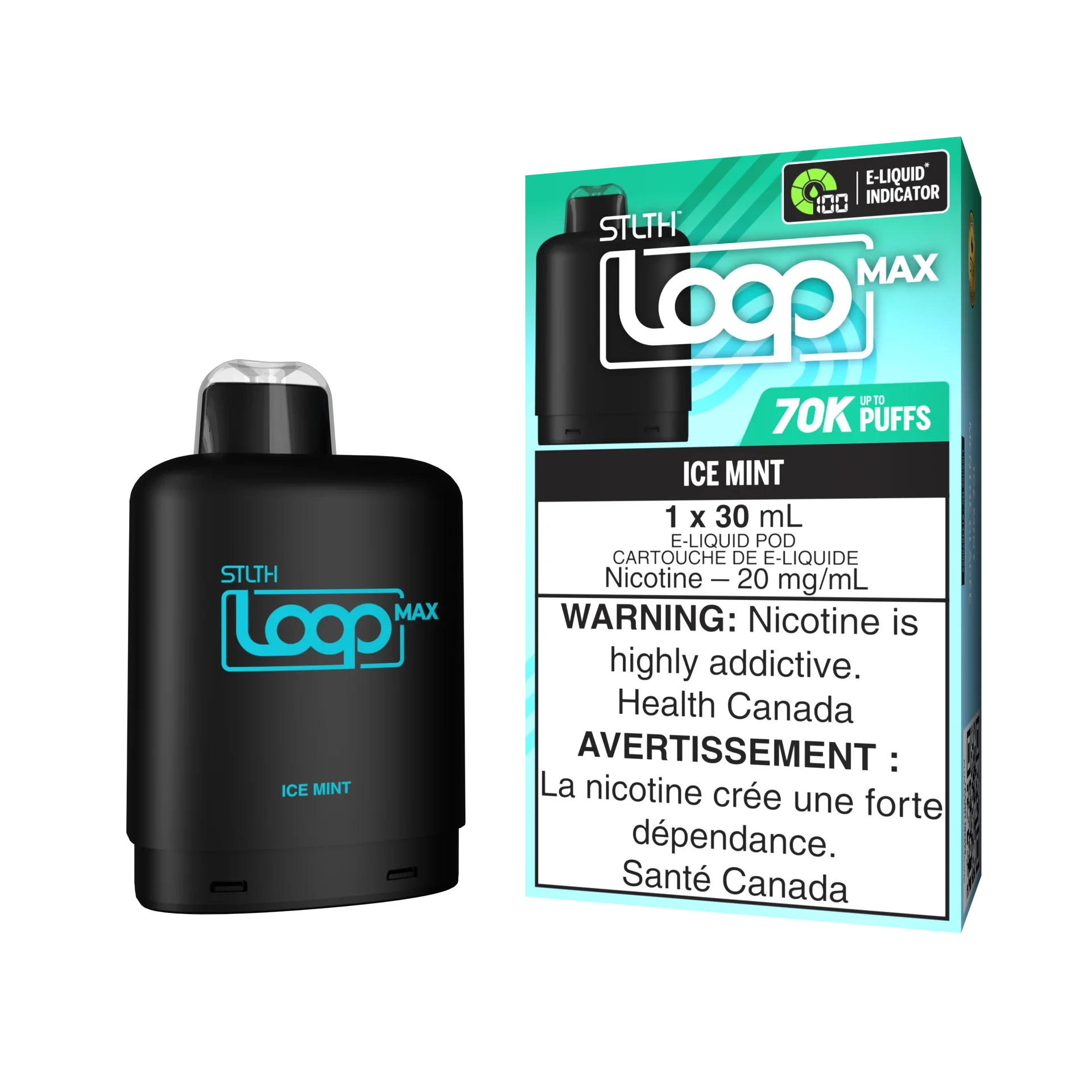 Ice Mint - STLTH Loop MAX 70k Disposable STLTH LOOP MAX 