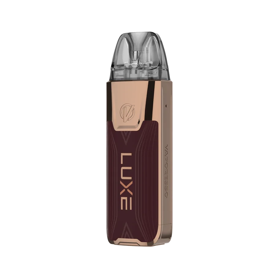 VAPORESSO LUXE XR MAX 2 POD KIT HIGH POWERED DEVICE Cold Turkey Juice inc Leather Red 