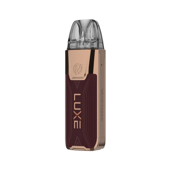 VAPORESSO LUXE XR MAX 2 POD KIT HIGH POWERED DEVICE Cold Turkey Juice inc Leather Red 