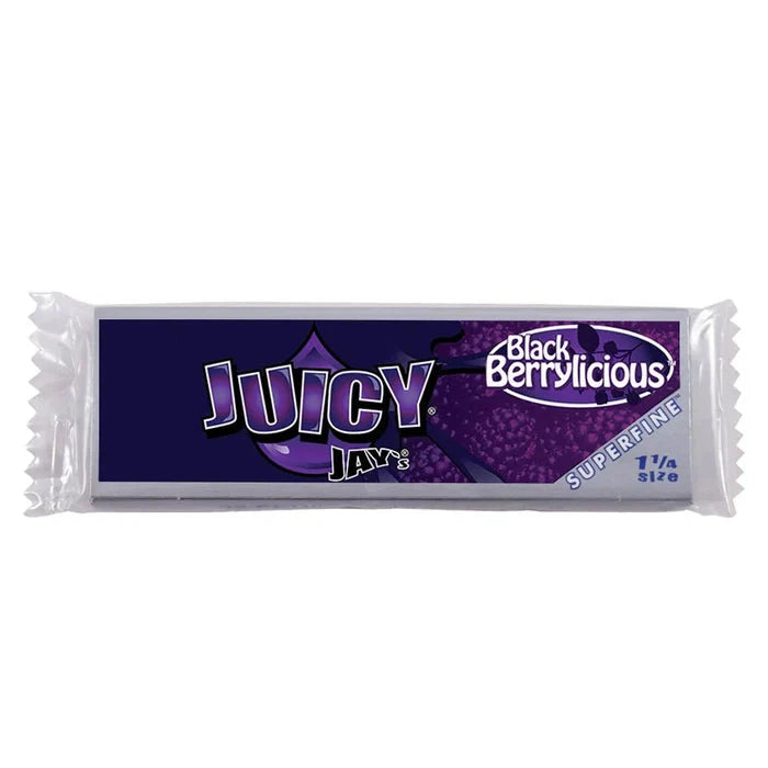 Juicy Jays Super Fine 1 1/4 Cold Turkey Juice inc Black Berrylicious 