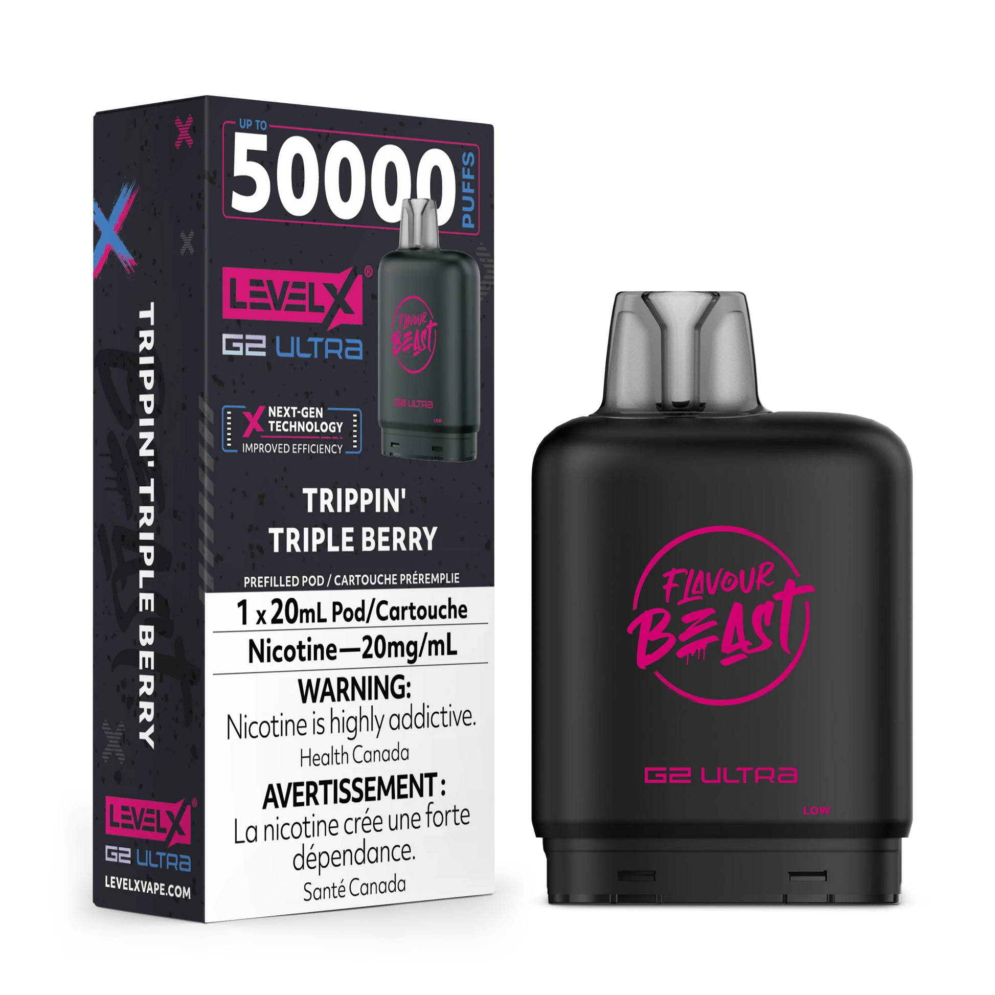 Trippin Triple Berry- Level X G2 Ultra Disposable Level X G2 Ultra FB 