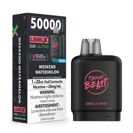 Weekend Watermelon- Level X G2 Ultra Disposable Level X G2 Ultra FB 20mg - 2% 