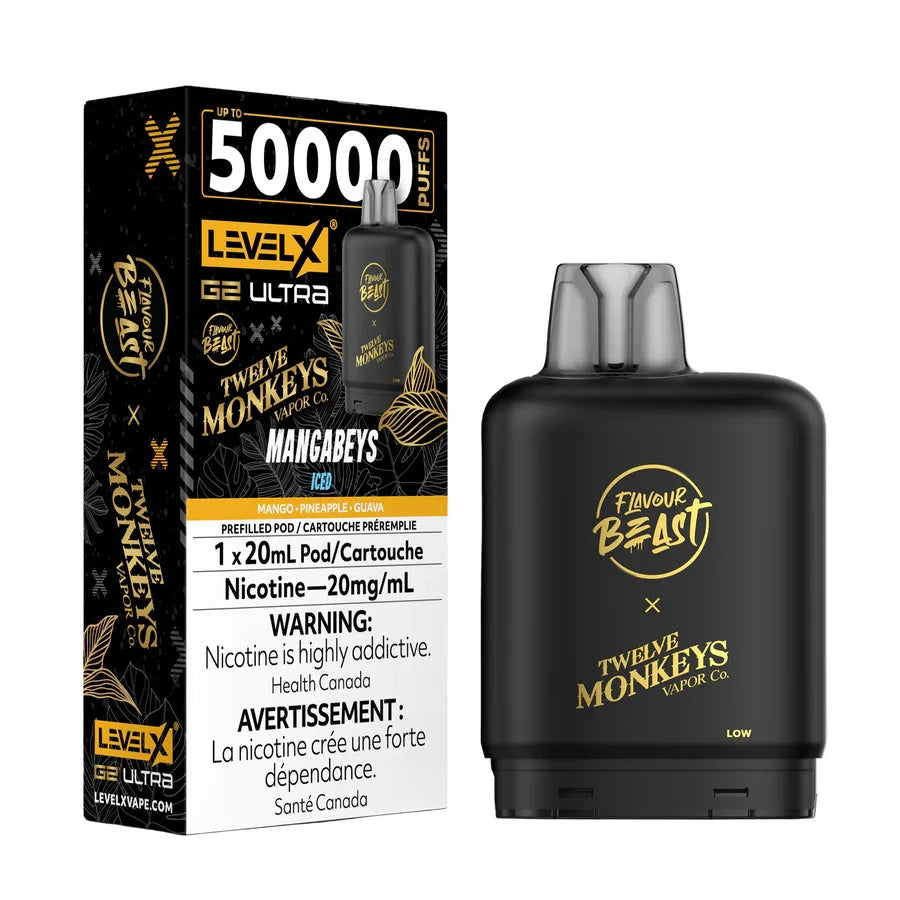 Mangabeys - Level X G2 Ultra Disposable Level X G2 Ultra FB 20mg - 2% 