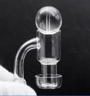 14mm Terp Slurper Male Banger with Crystal Ball Carb Cap Cold Turkey Juice inc 