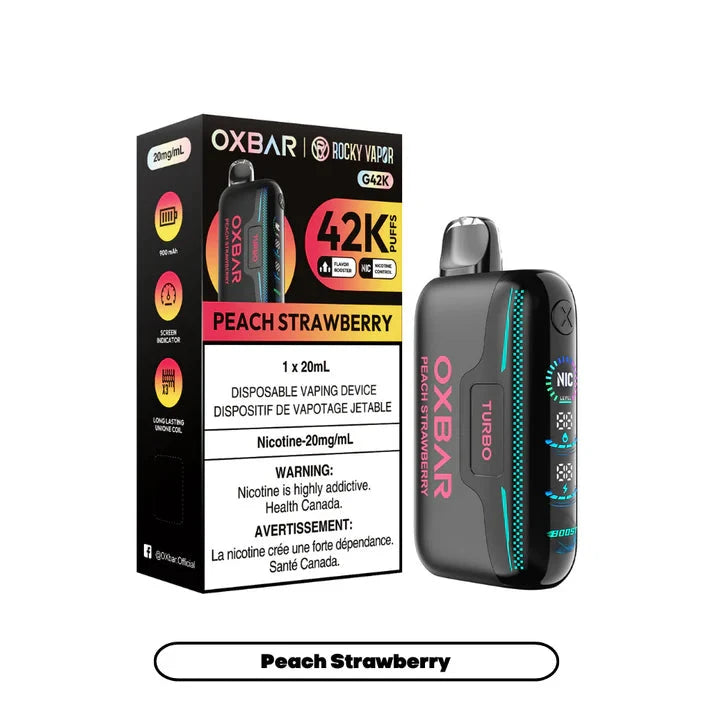 Peach Strawberry Oxbar 42k Disposable Oxbar 42k 