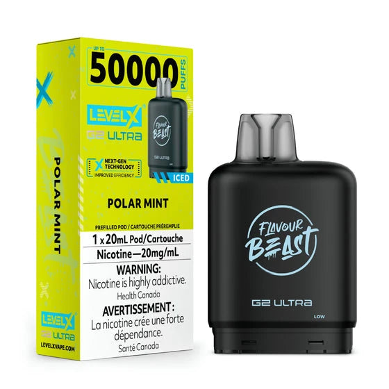 Polar Mint - Level X G2 Ultra Disposable Level X G2 Ultra FB 20mg - 2% 
