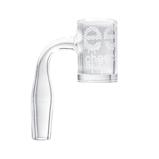 14mm 90 Degree Cheech Male Quartz Banger w/ Cheech Logo Accessories Cheech 