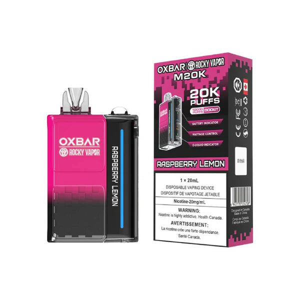 Raspberry Lemon - Oxbar 20k Disposable Oxbar 20mg - 2% 