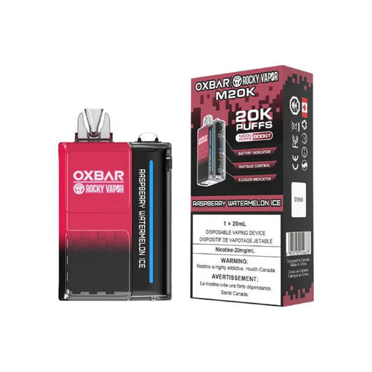 Raspberry Watermelon Ice - Oxbar 20k Disposable Oxbar 20mg - 2% 