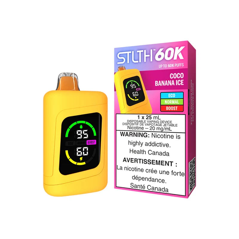 Coco Banana Ice - STLTH 60k Disposable Stlth 60k 20mg - 2% 