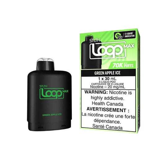 Green Apple Ice - STLTH Loop MAX 70k Disposable STLTH LOOP MAX 
