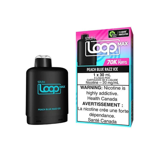 Peach Blue Razz Ice - STLTH Loop MAX 70k Disposable STLTH LOOP MAX 