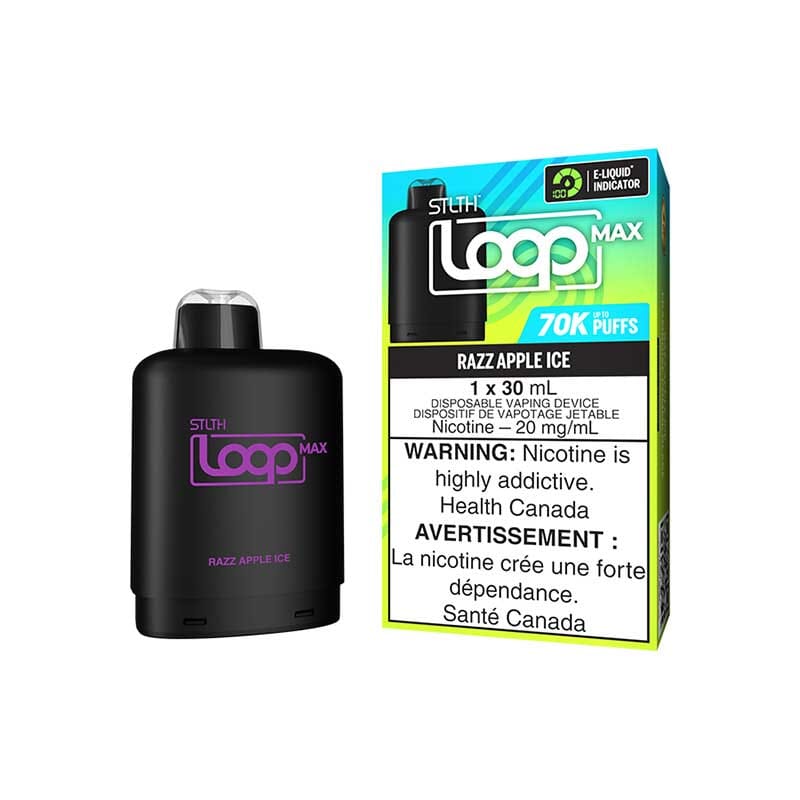 Razz Apple Ice - STLTH Loop MAX 70k Disposable STLTH LOOP MAX 