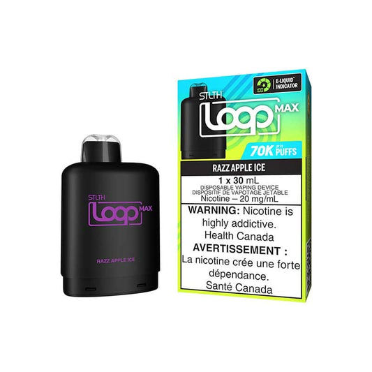 Razz Apple Ice - STLTH Loop MAX 70k Disposable STLTH LOOP MAX 