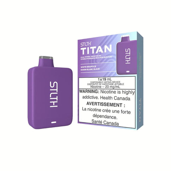 White Grape Ice - Stlth Titan Disposable Stlth Disposables 20mg - 2% 