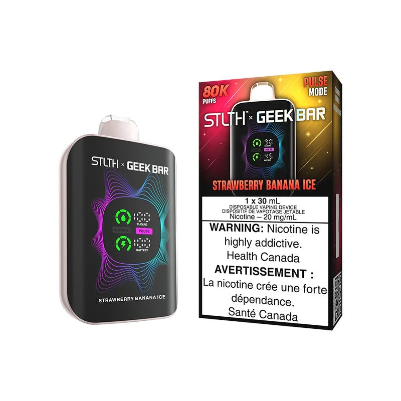 Strawberry Banana Ice - Stlth X Geek Bar 80k Disposable Stlth X Geek Bar 80K 